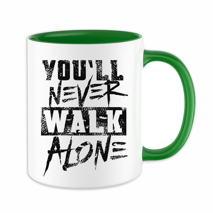 You’ll Never Walk Alone Tasse | Fußball Kaffeetasse Kaffeebecher für Liverpool Dortmund