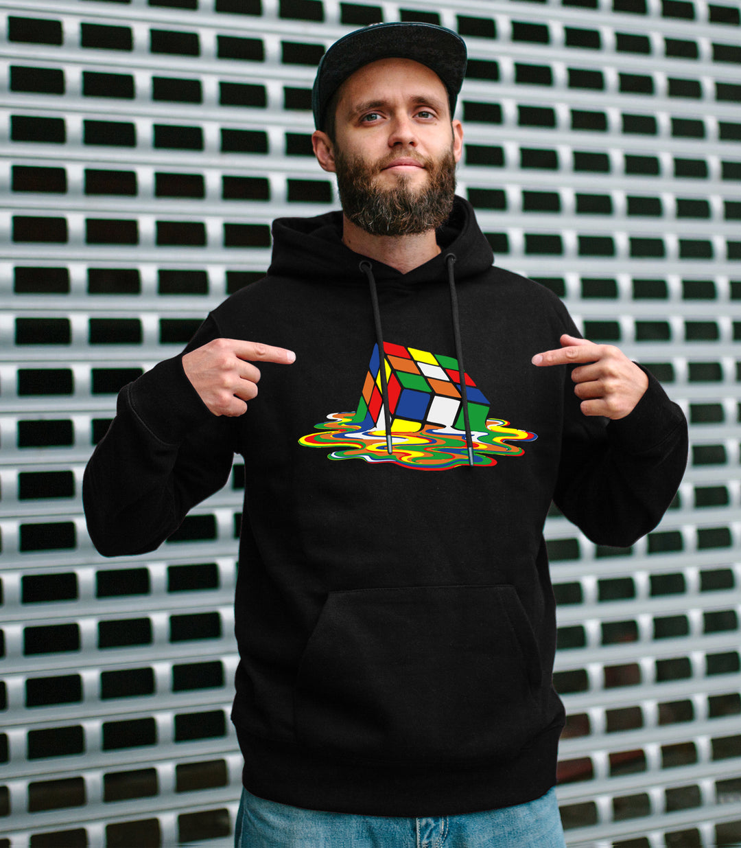 Zauberwürfel Kapuzenpullover | Magic Cube Sheldon Cooper Physik | M1