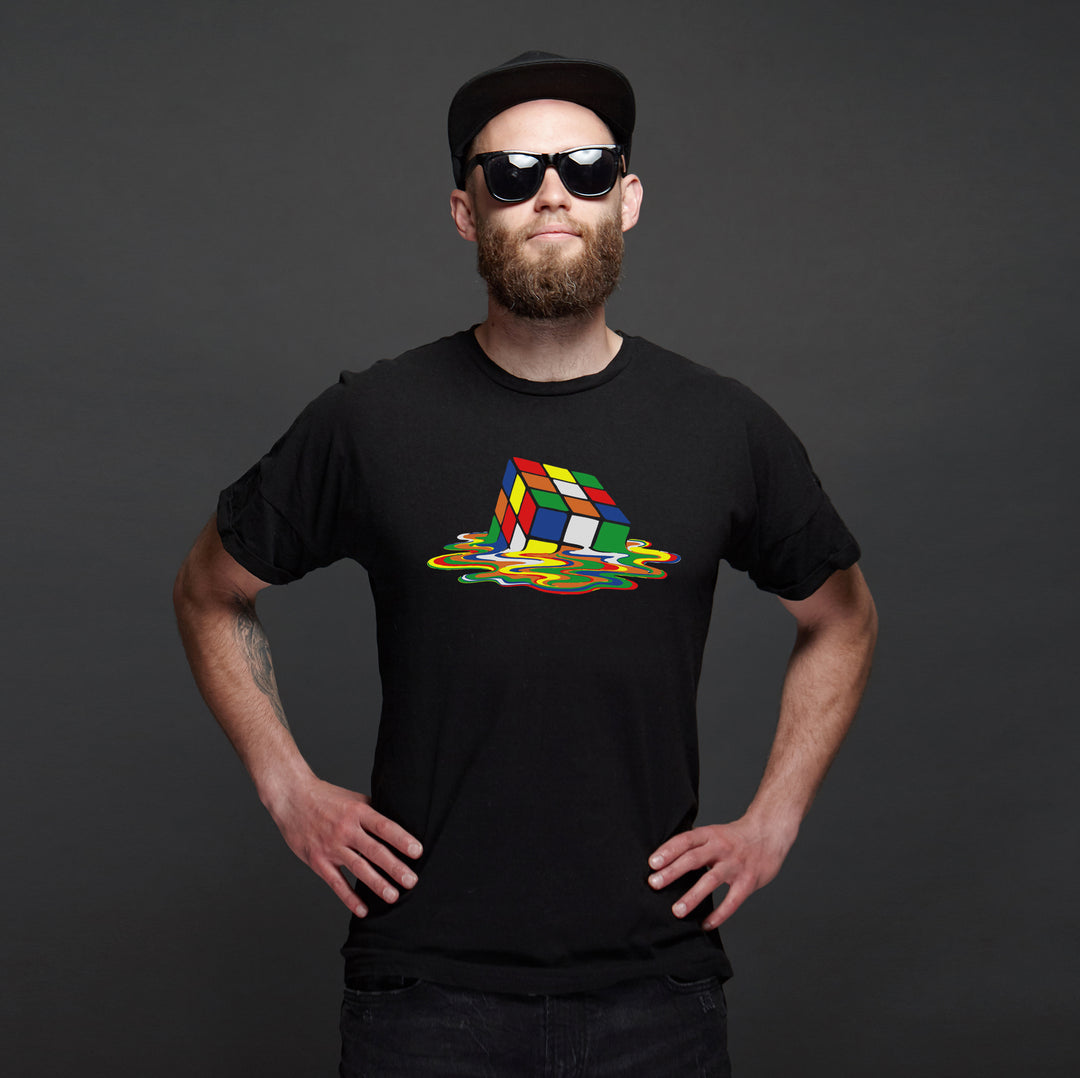 Zauberwürfel T-Shirt | Magic Cube Sheldon Cooper Physik | M1