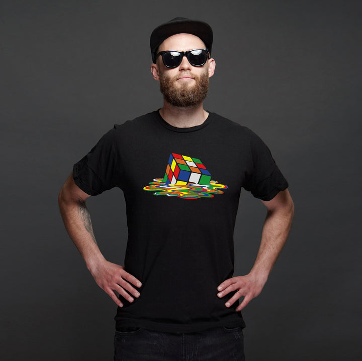 Zauberwürfel T-Shirt | Magic Cube Sheldon Cooper Physik | M1