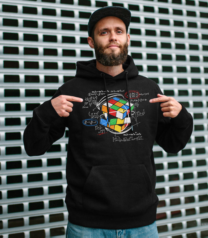 Zauberwürfel Kapuzenpullover | Magic Cube Sheldon Cooper Physik | M2