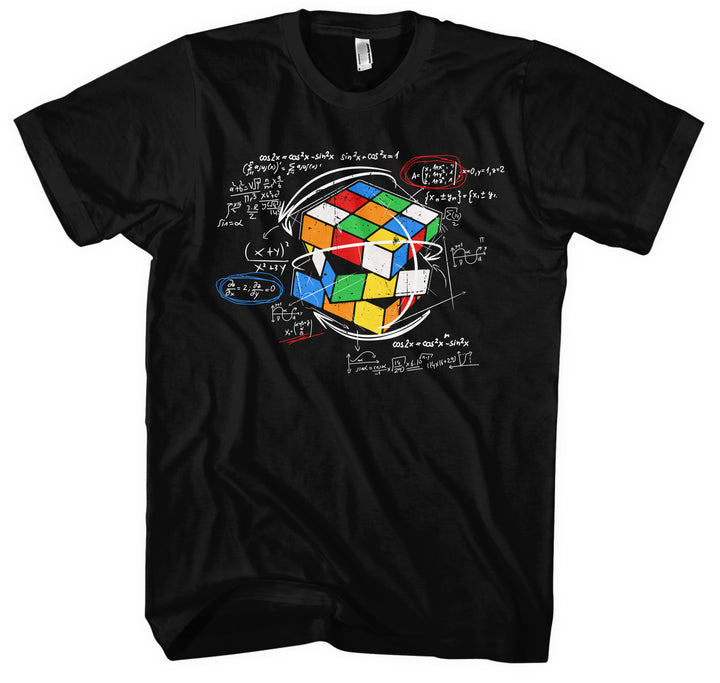 Zauberwürfel T-Shirt | Magic Cube Sheldon Cooper Physik | M2
