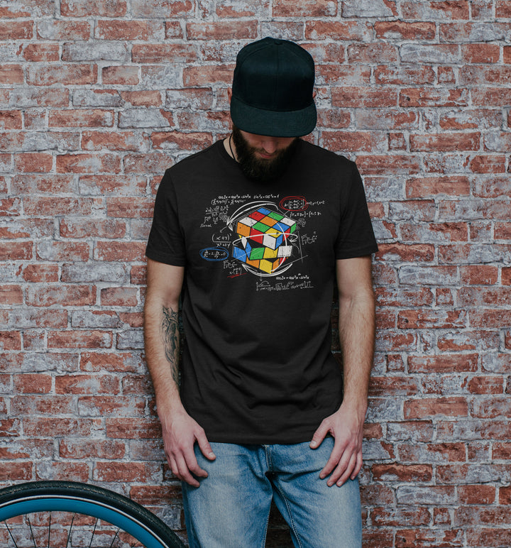Zauberwürfel T-Shirt | Magic Cube Sheldon Cooper Physik | M2