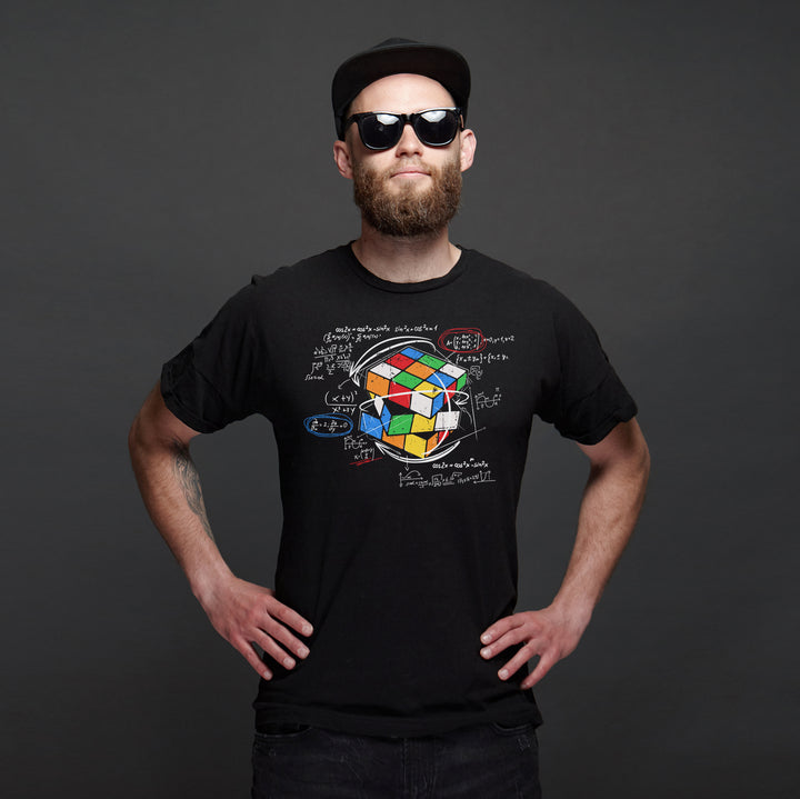 Zauberwürfel T-Shirt | Magic Cube Sheldon Cooper Physik | M2
