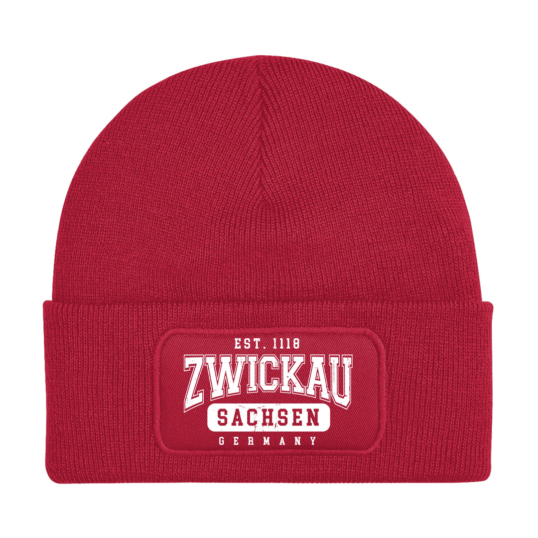 College City Zwickau Mütze | Sachsen Wintermütze | Patch Beanie