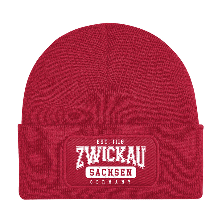College City Zwickau Mütze | Sachsen Wintermütze | Patch Beanie